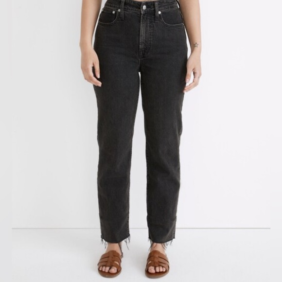 NWT Madewell Curvy Perfect Vintage Straight Jean in Lunar Wash - Picture 1 of 5